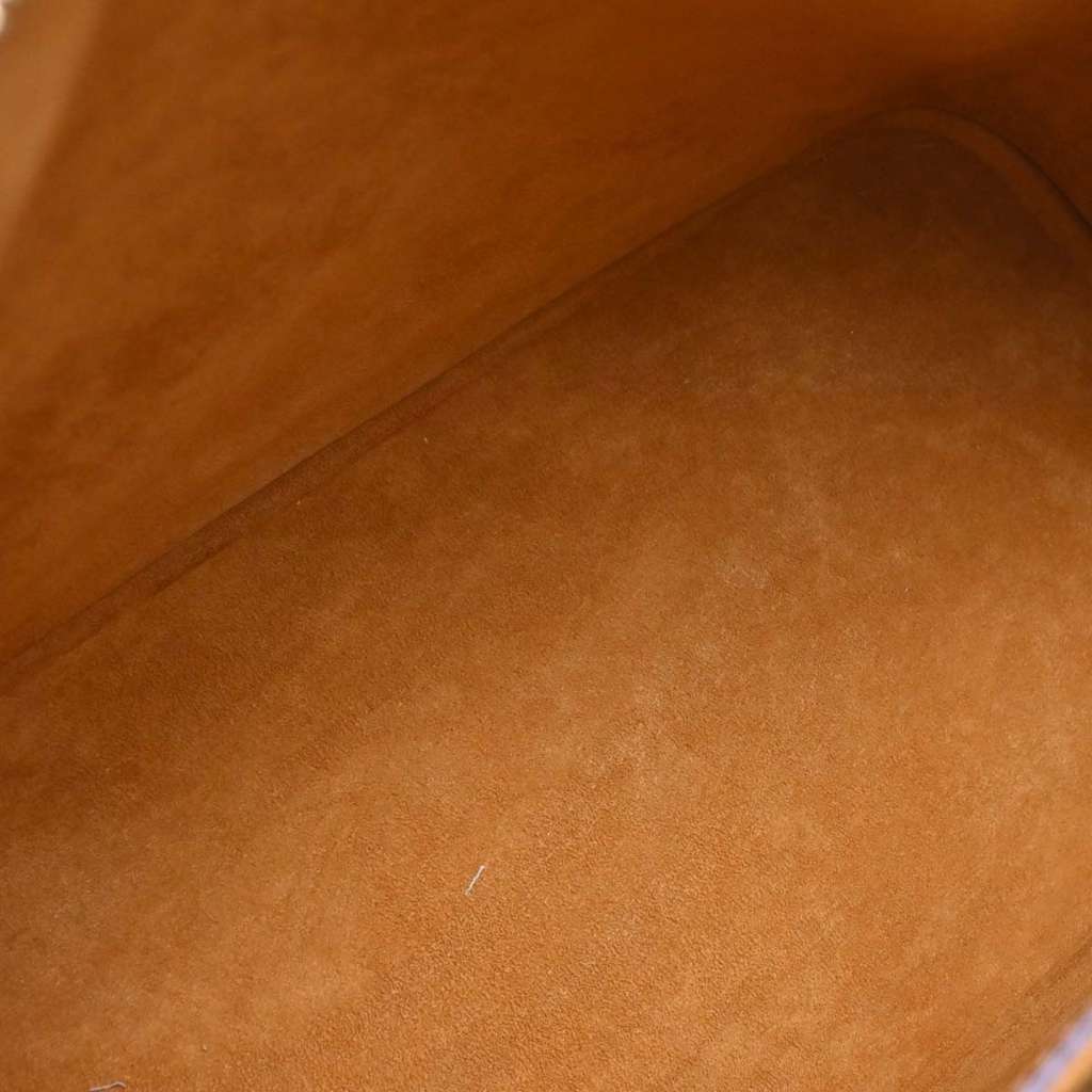 Louis Vuitton Alma Handbag Brown Leather Good condition - Inside View