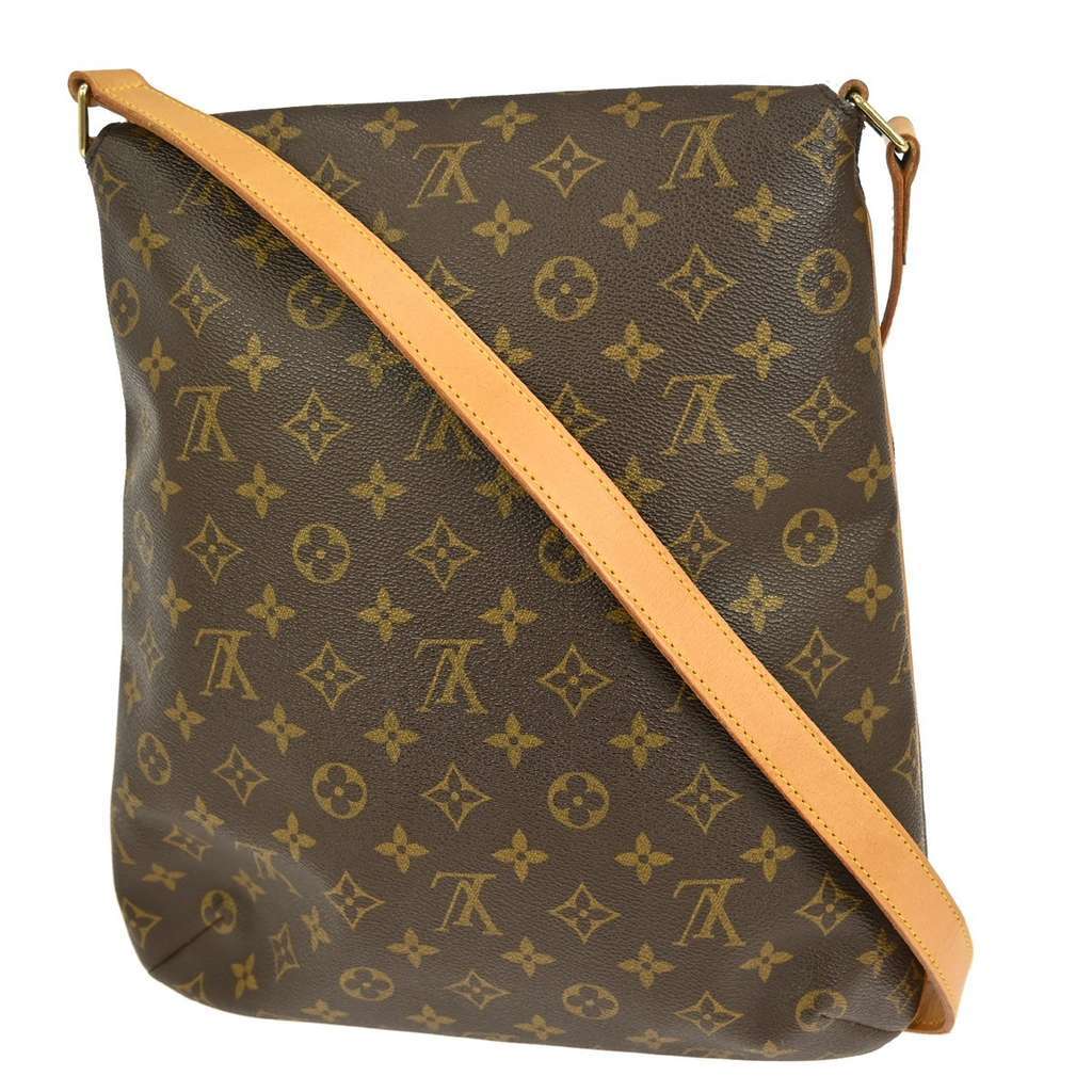 Louis Vuitton Musette Handbag Brown Canvas Fair condition - Back View