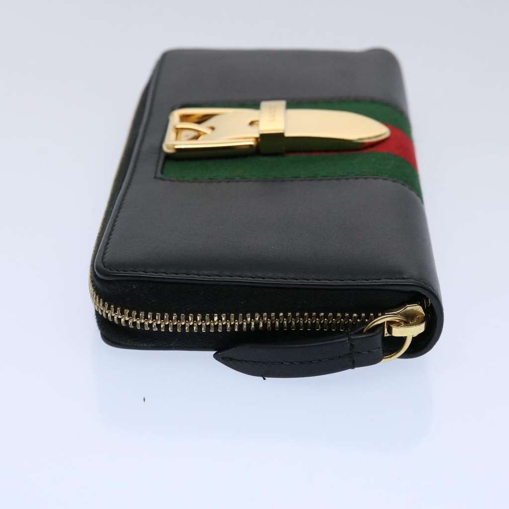 Gucci Sylvie Continental Wallet Black Leather Good condition - Inside View
