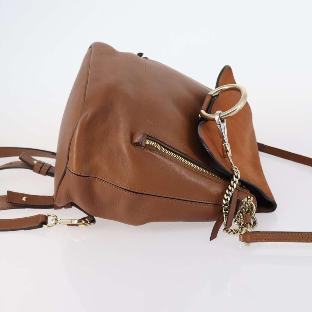 Chloe Faye Backpack Brown Suede Good condition - Inside View