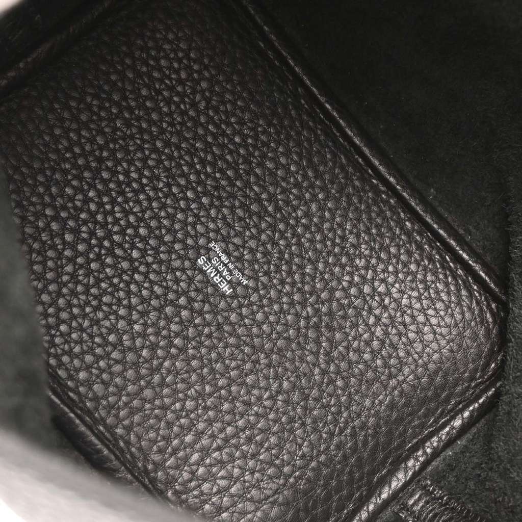 Hermès Picotin Lock Bag Black Leather Good condition - Inside View