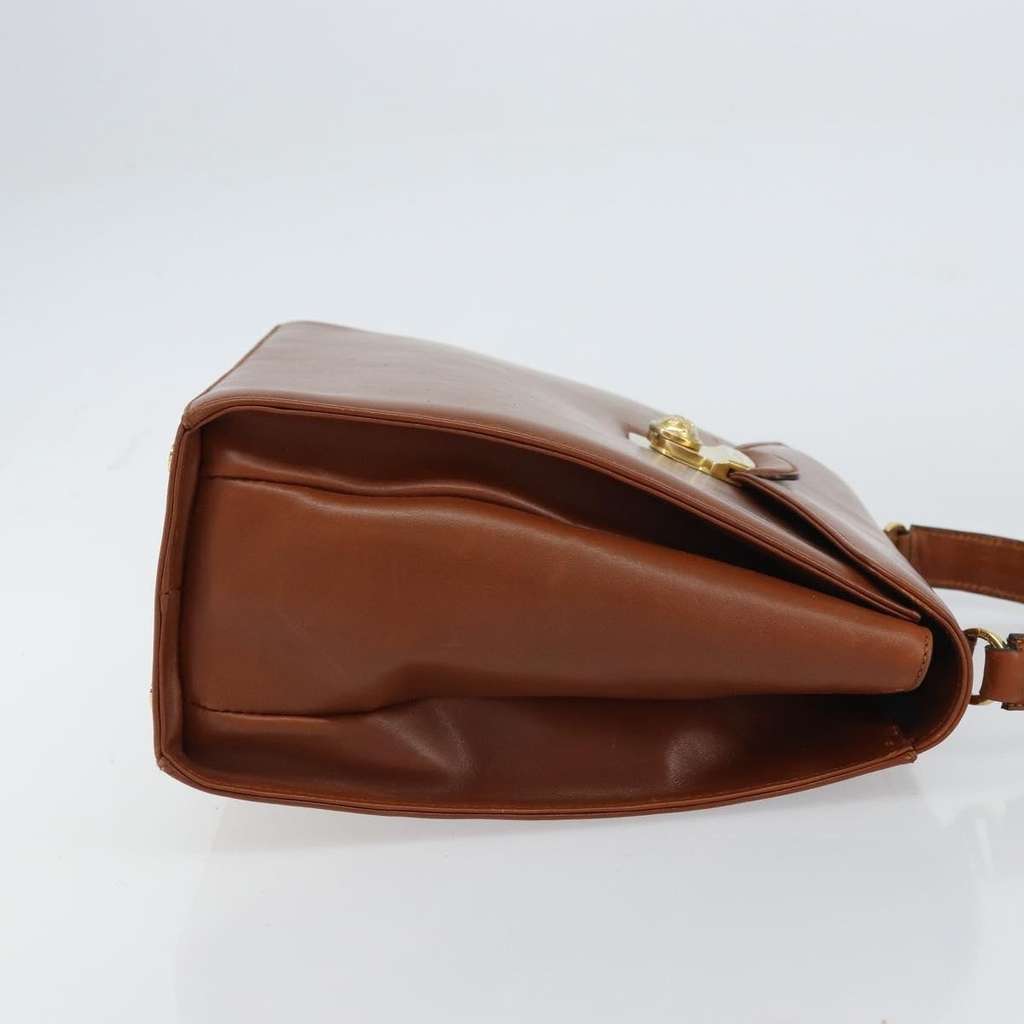 Salvatore Ferragamo Vintage Handbag Brown Leather Good condition - Inside View