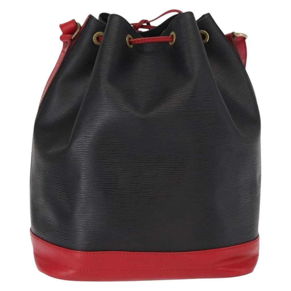 Louis Vuitton Petit Noe NM Handbag Black Leather Good condition - Back View