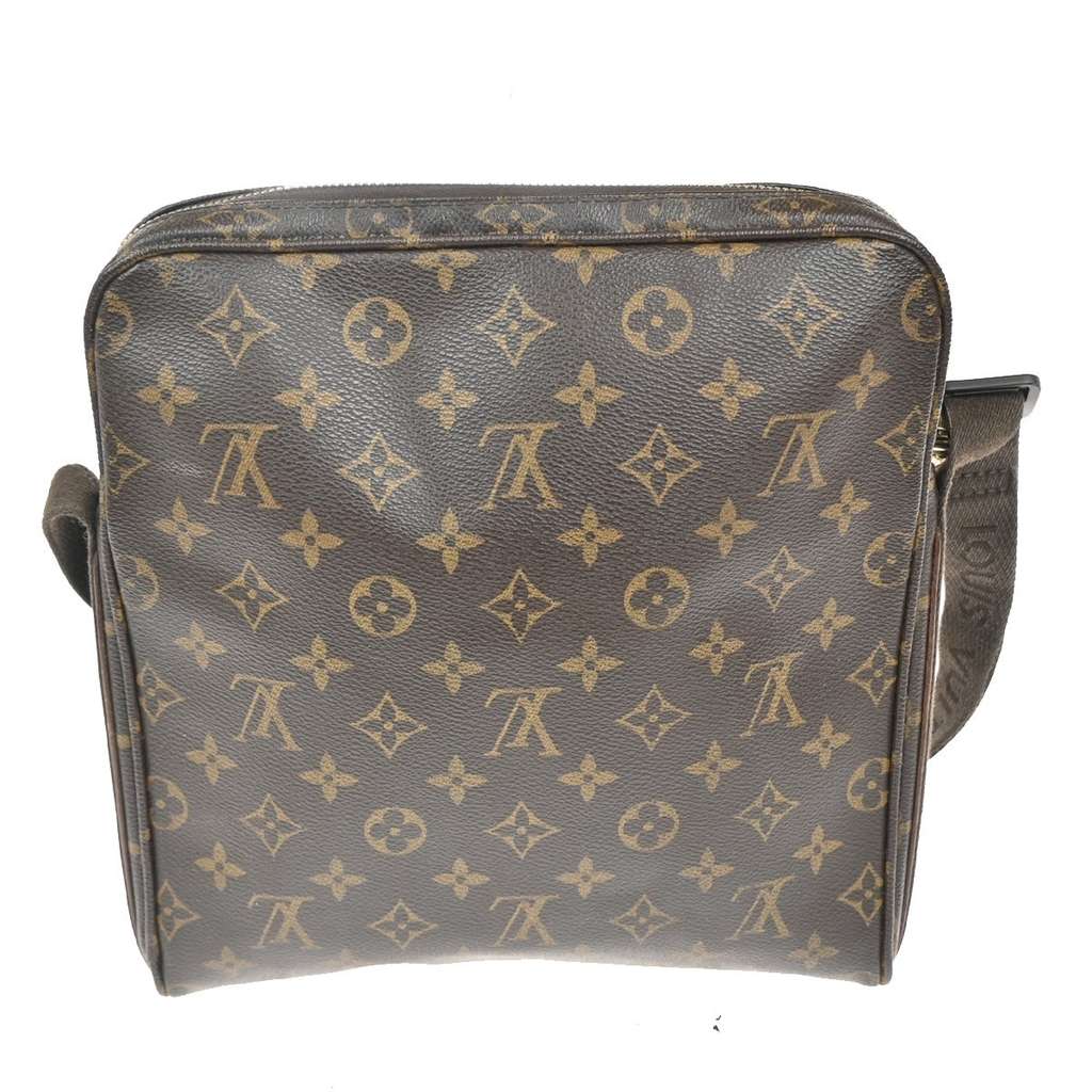 Louis Vuitton Trotteur Beaubourg Handbag Brown Canvas Good condition - Back View