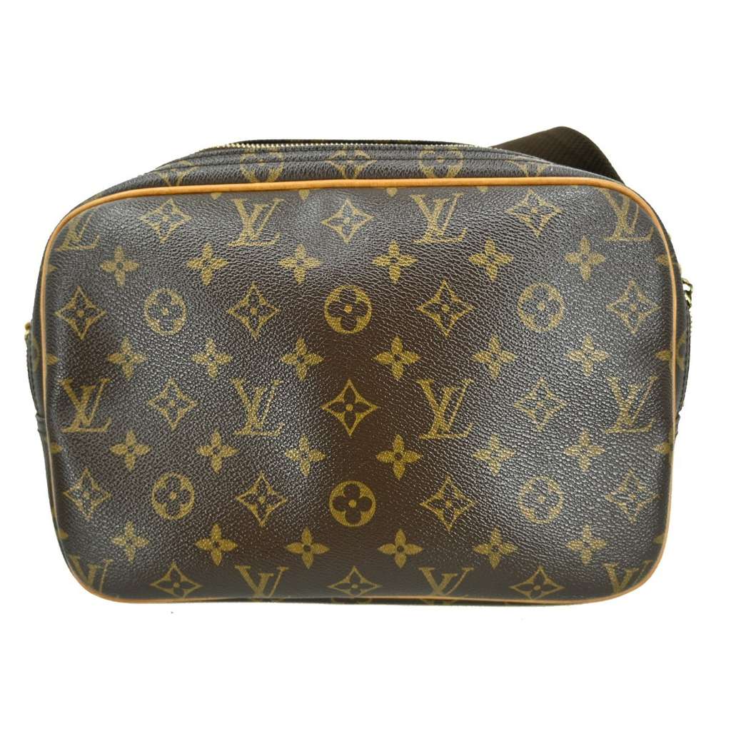 Louis Vuitton Reporter Bag Brown Canvas Good condition - Back View