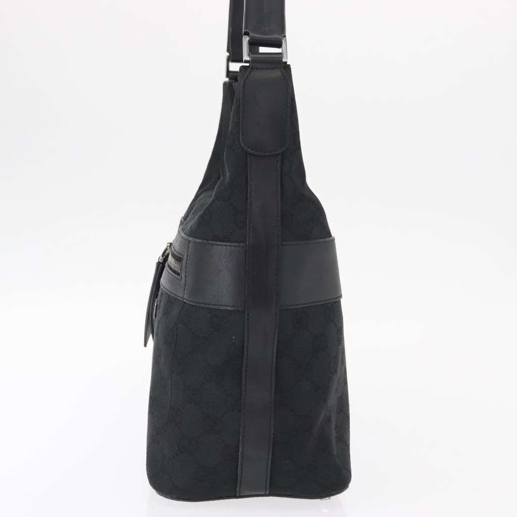 Gucci Vintage Shoulder Bag Black Canvas Good condition - Inside View
