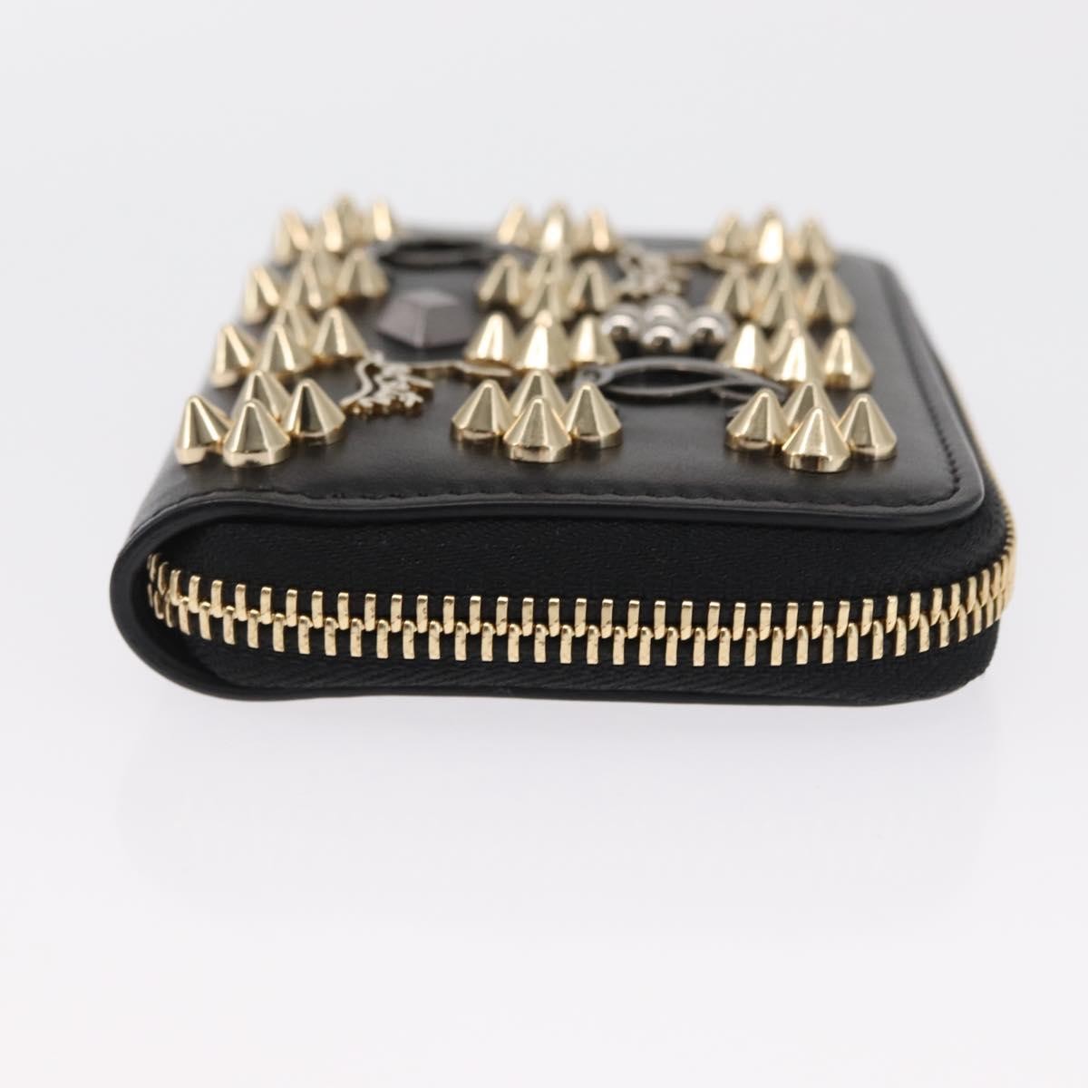 Christian Louboutin Panettone Coin Purse Black Leather Very good condition - Inside View