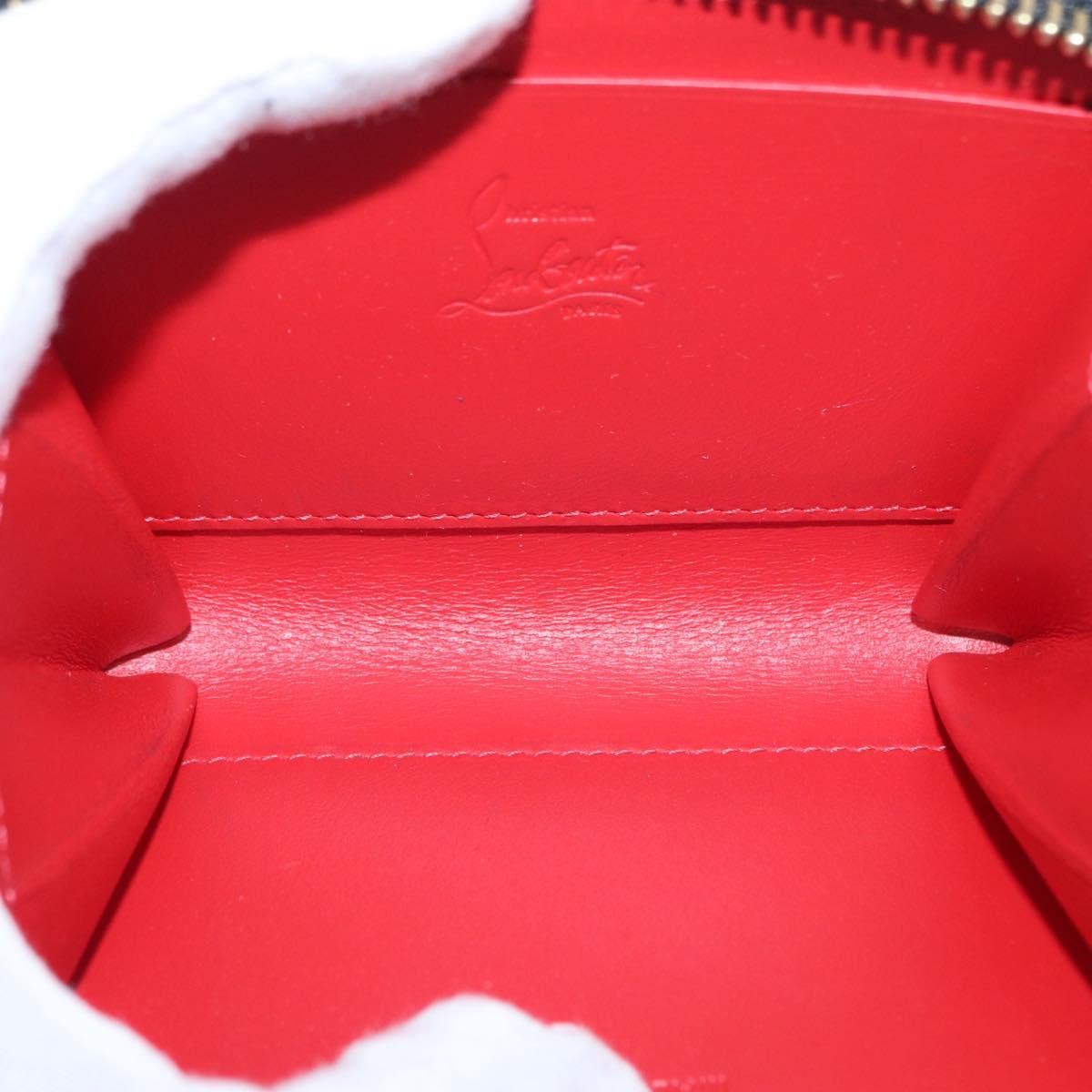 Christian Louboutin Panettone Coin Purse Black Leather Very good condition - Box View