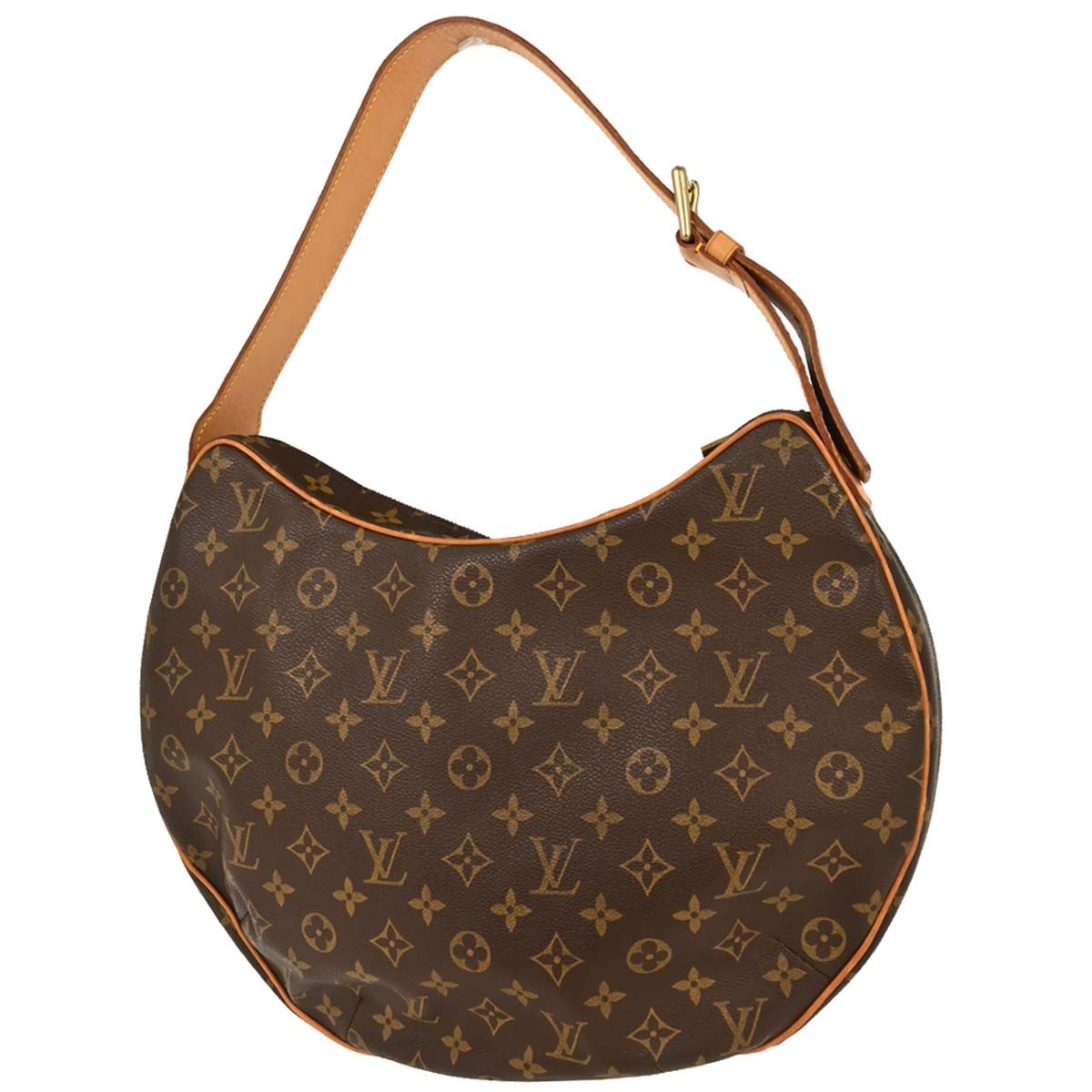 Louis Vuitton Croissant Handbag Brown Canvas Good condition - Back View