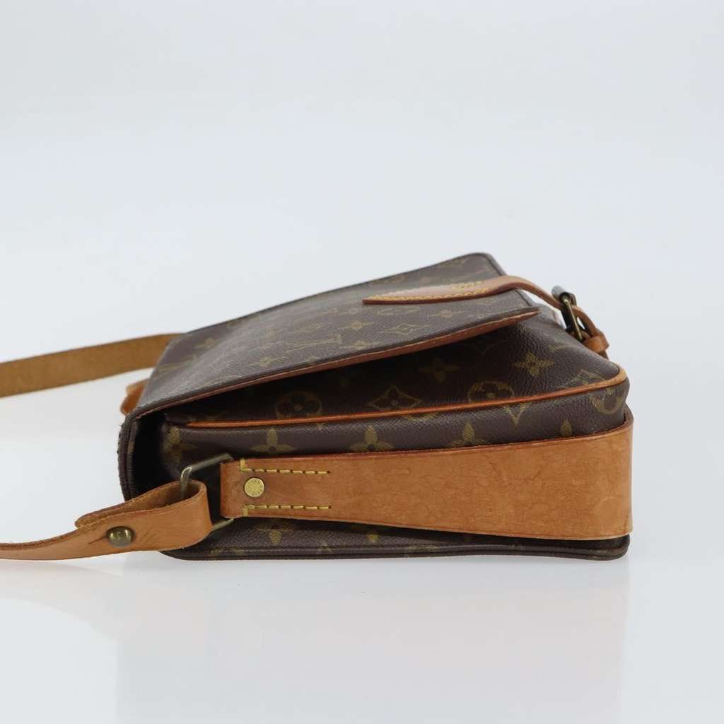 Louis Vuitton Cartouchiere Handbag Brown Canvas Good condition - Model View