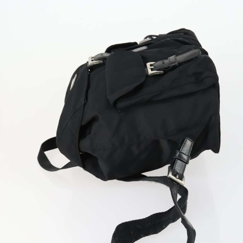 Prada Vela Double Front Pocket Backpack Black Good condition - Model View