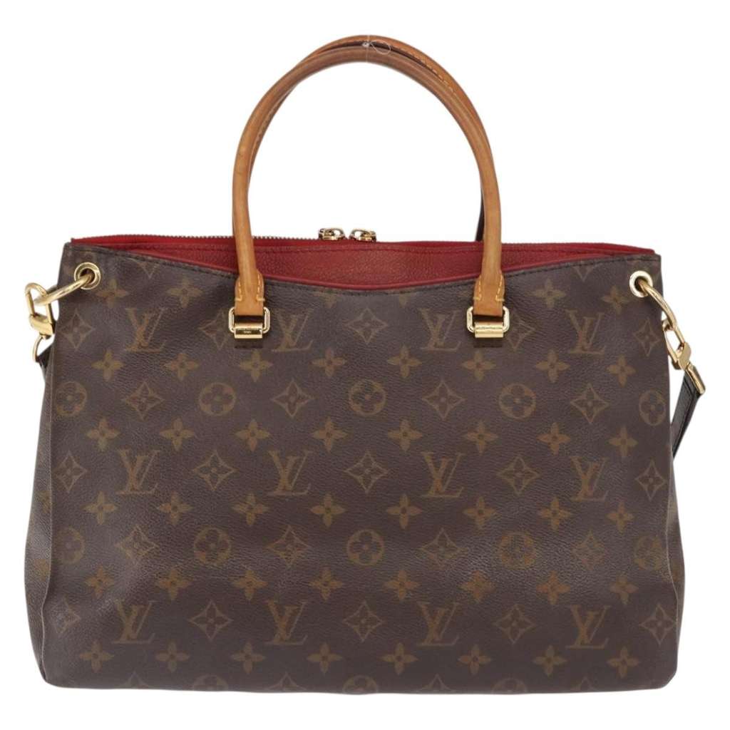 Louis Vuitton Pallas Tote Brown Canvas Good condition - Back View
