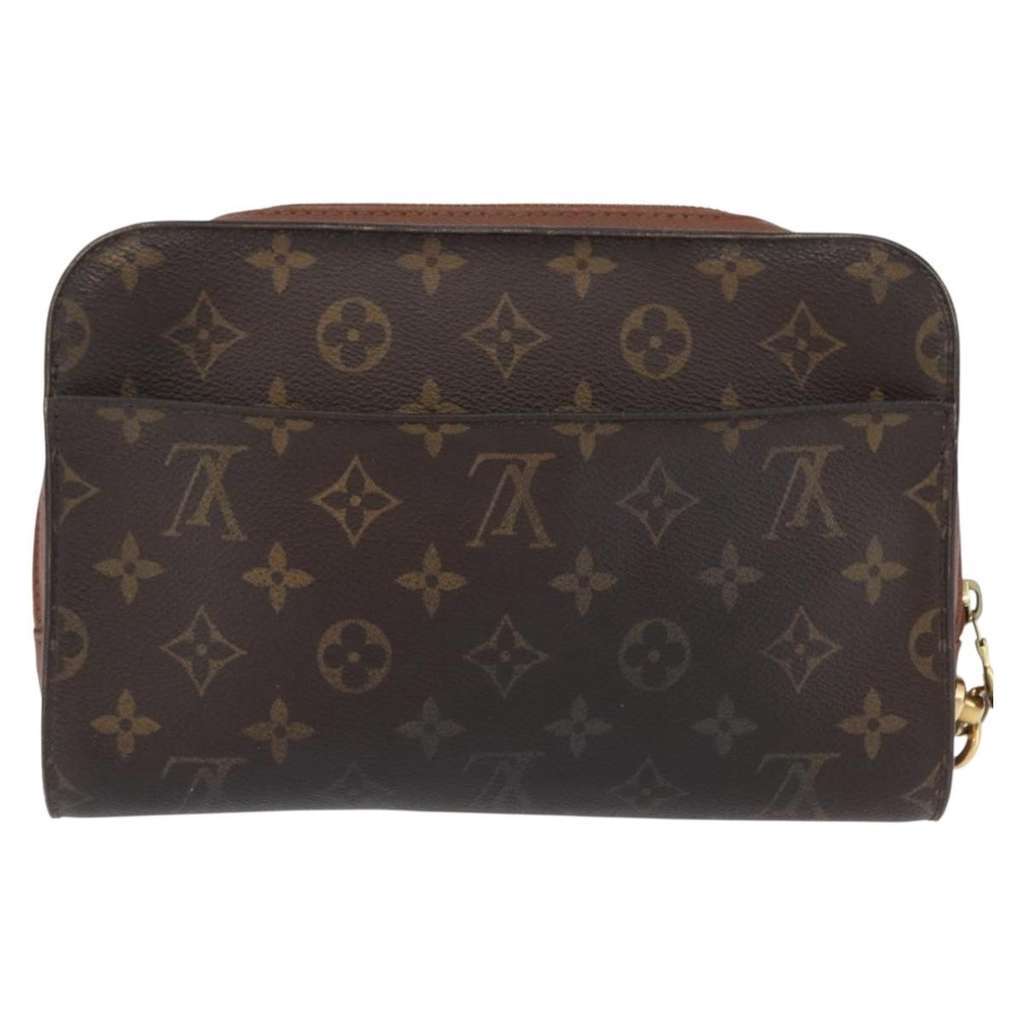 Louis Vuitton Pochette Orsay Brown Canvas Fair condition - Back View