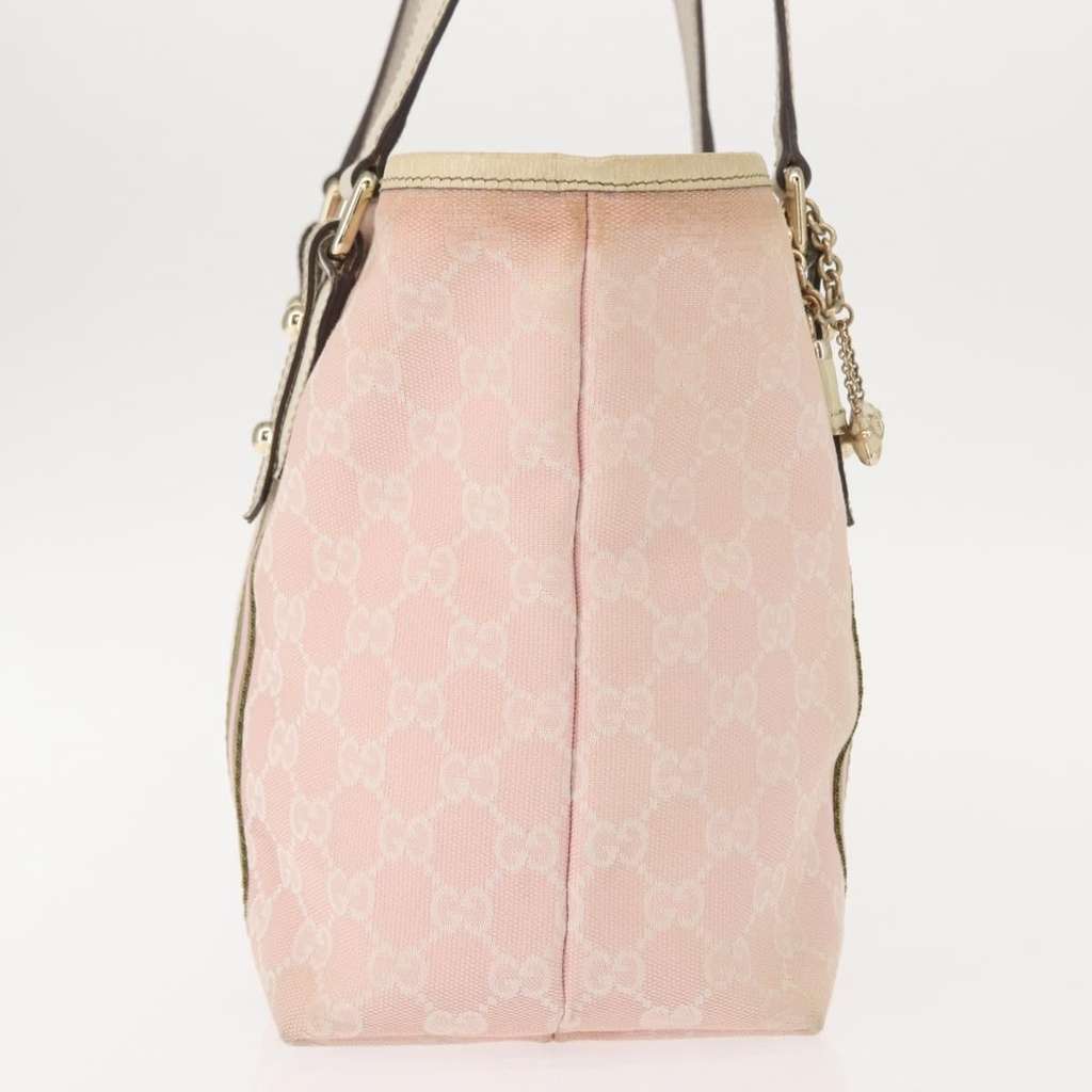 Gucci Jolicoeur Tote Pink Canvas Good condition - Model View