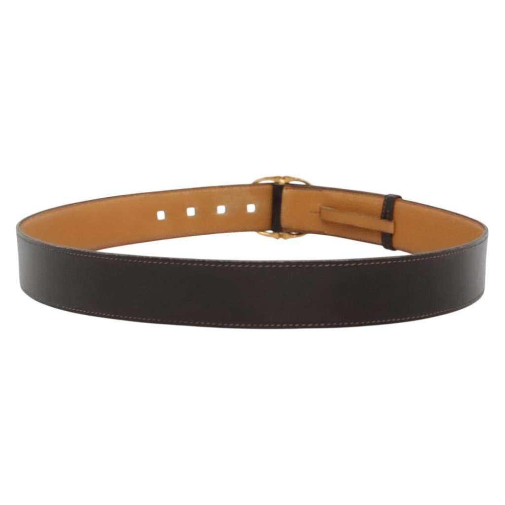 Hermès Vintage Belt Brown Leather Good condition - Back View