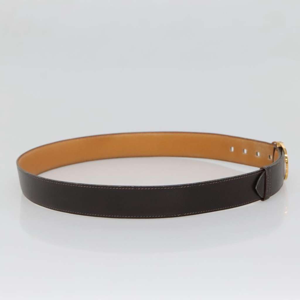 Hermès Vintage Belt Brown Leather Good condition - Inside View