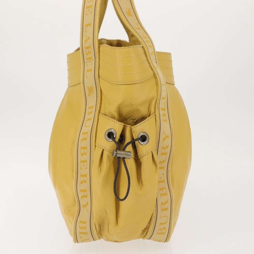 Burberry Blue Label Tote Bag Yellow Leather Good condition - Inside View