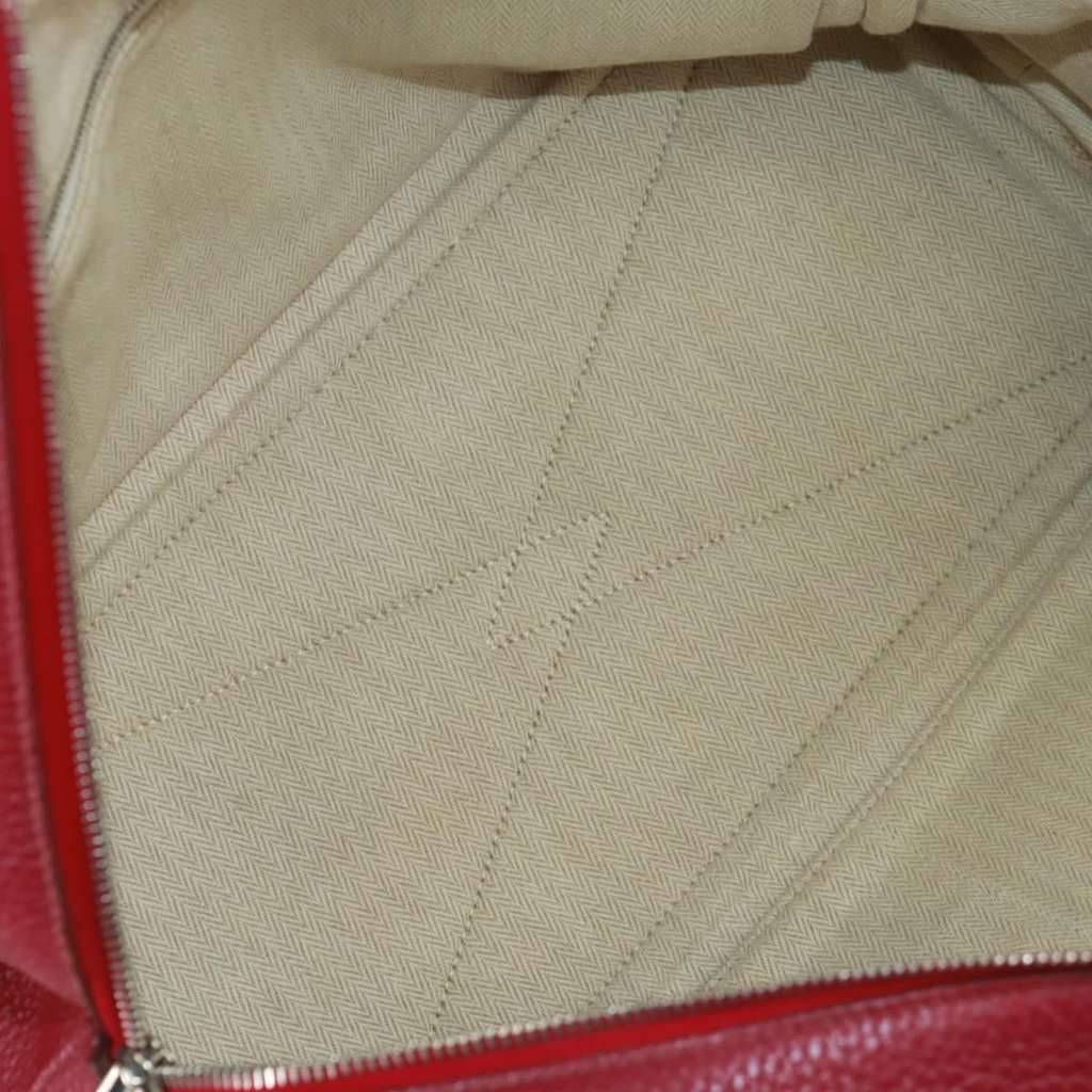 Hermès Victoria II Bag Red Leather Good condition - Box View