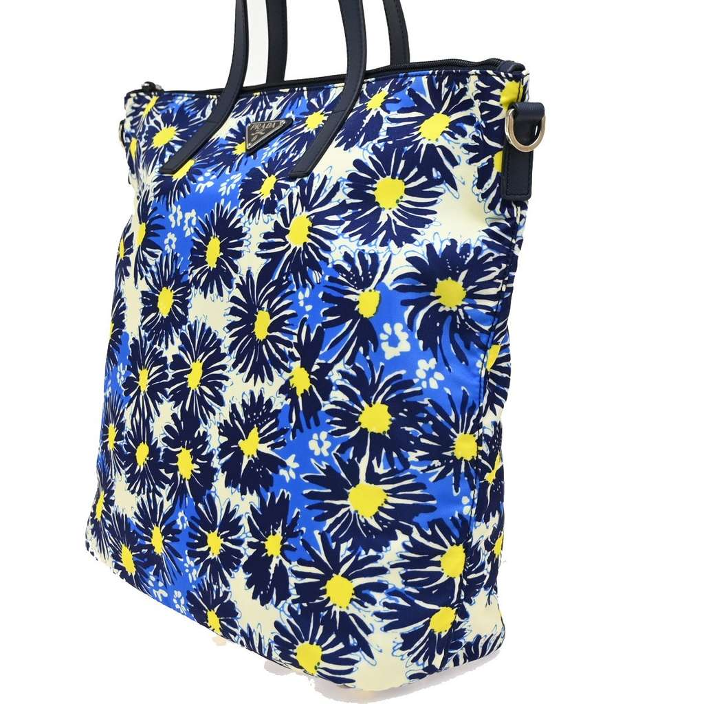 Prada Convertible Zip Tote Blue Good condition - Inside View