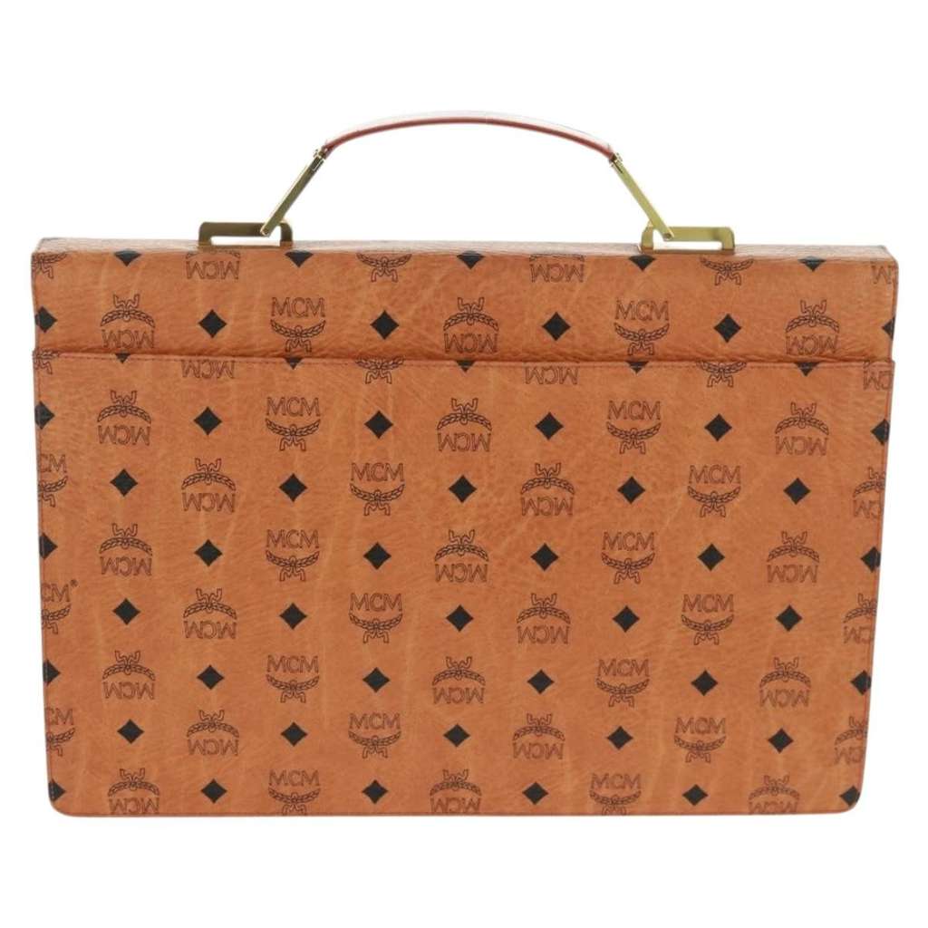 Mcm Vicetos Brown Canvas Good condition - Back View