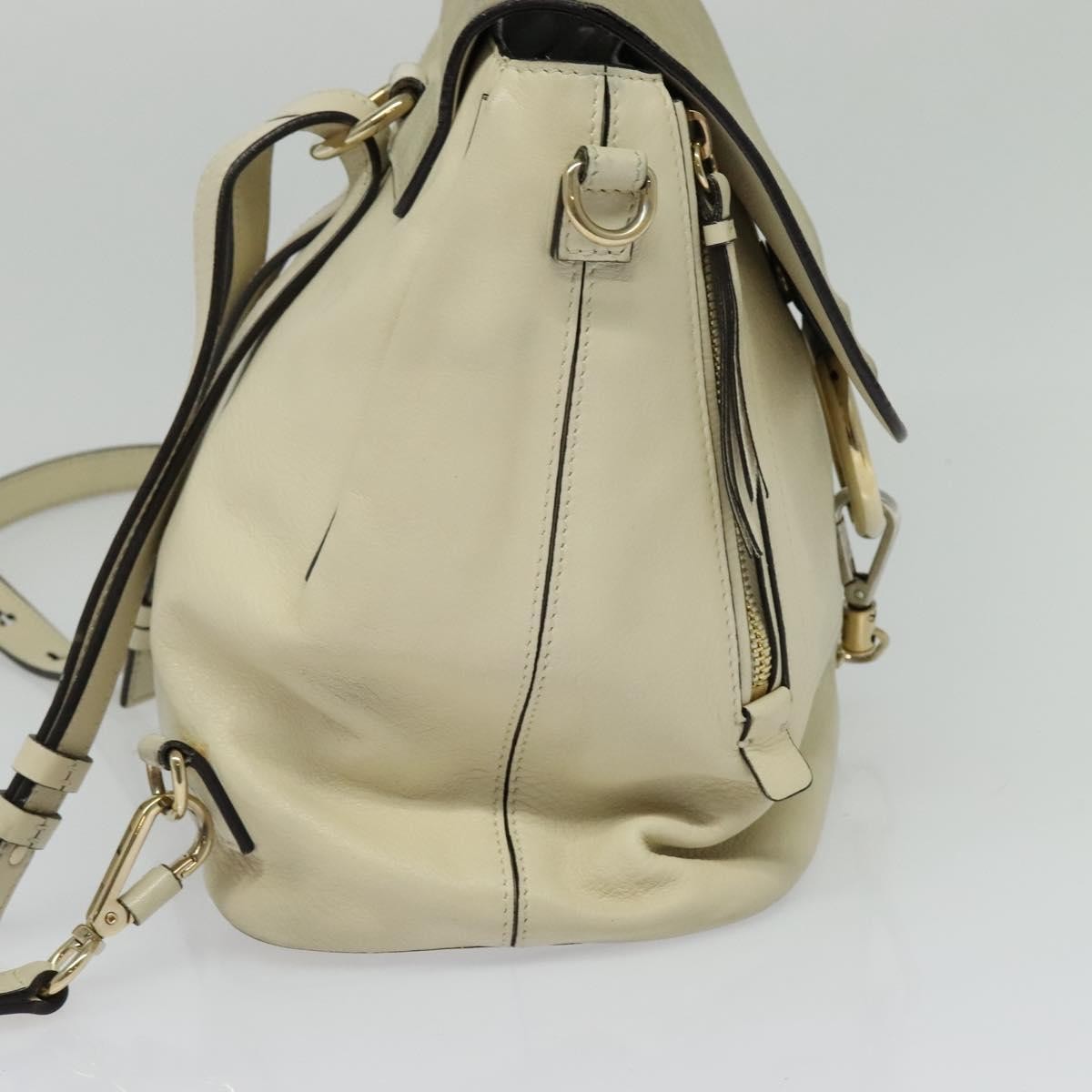 Chloe Faye Backpack Beige Suede Good condition - Model View