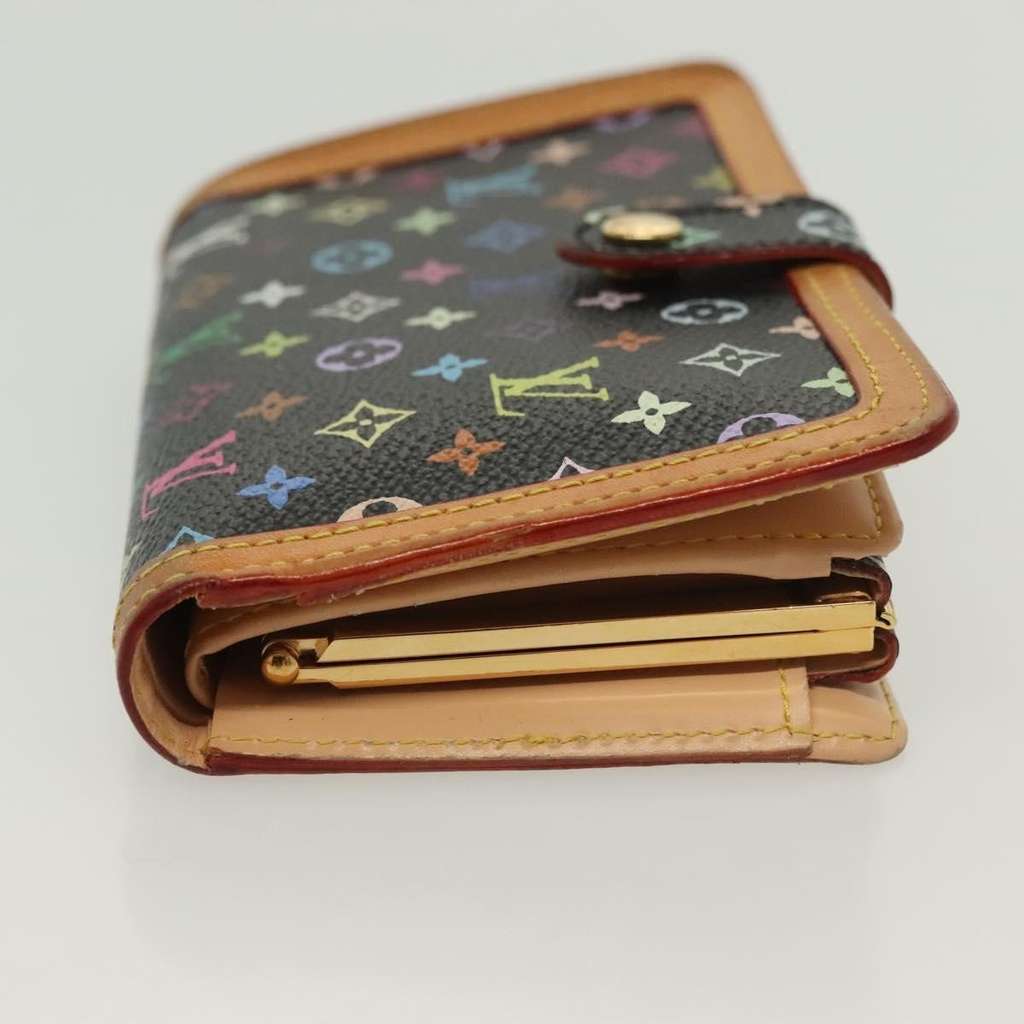 Louis Vuitton Portefeuille Viennois Black Canvas Good condition - Inside View