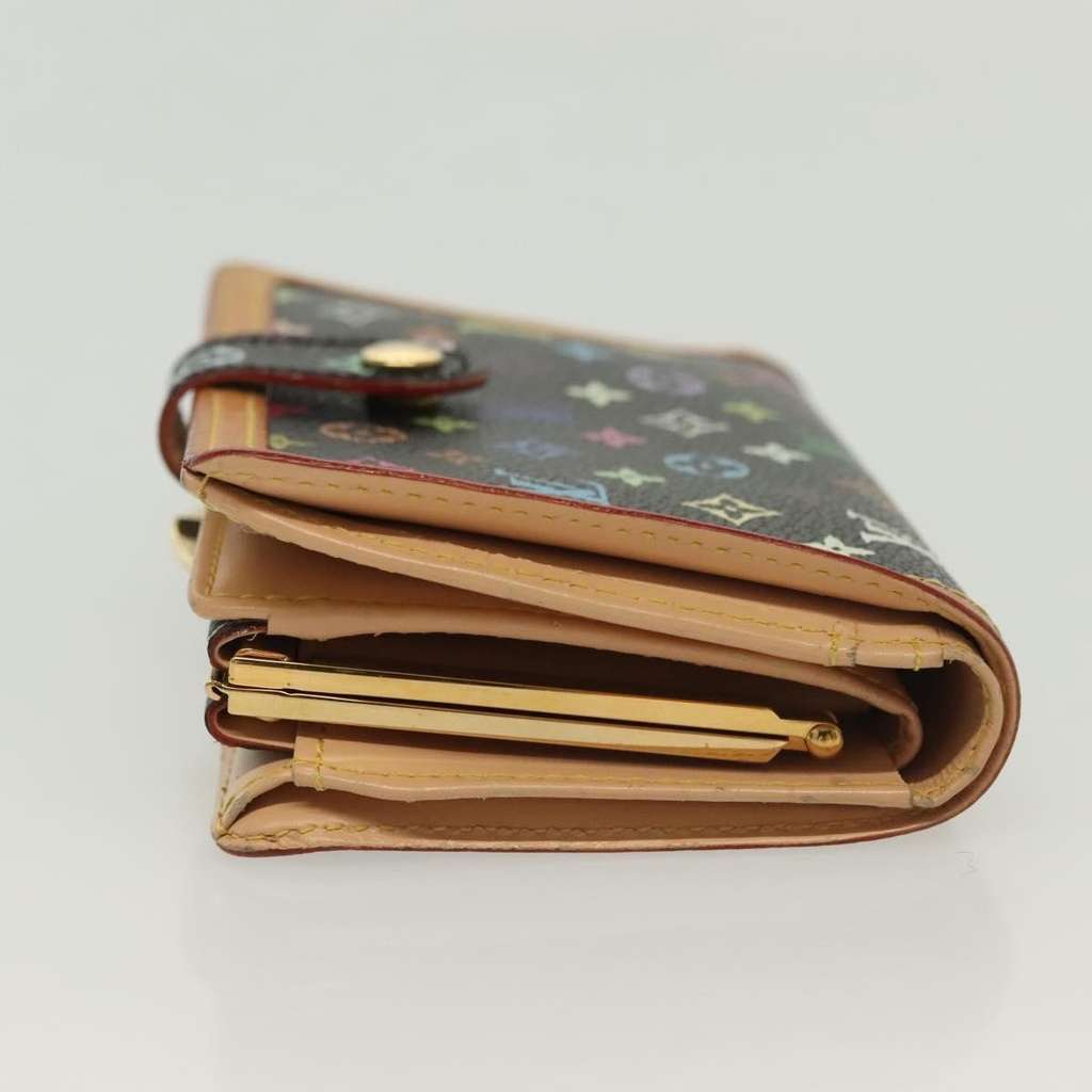 Louis Vuitton Portefeuille Viennois Black Canvas Good condition - Model View