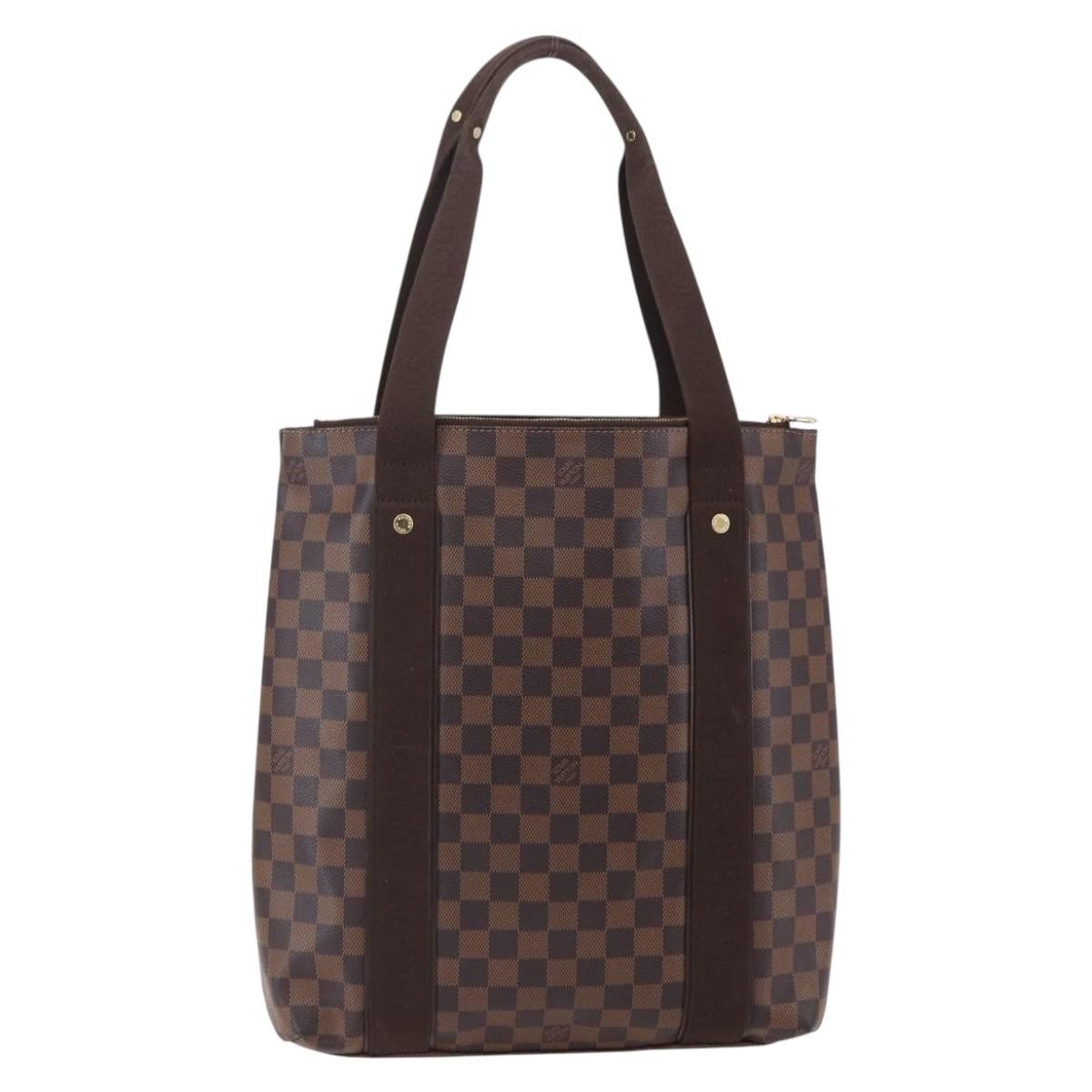 Louis Vuitton Cabas Beaubourg Brown Canvas Good condition - Back View