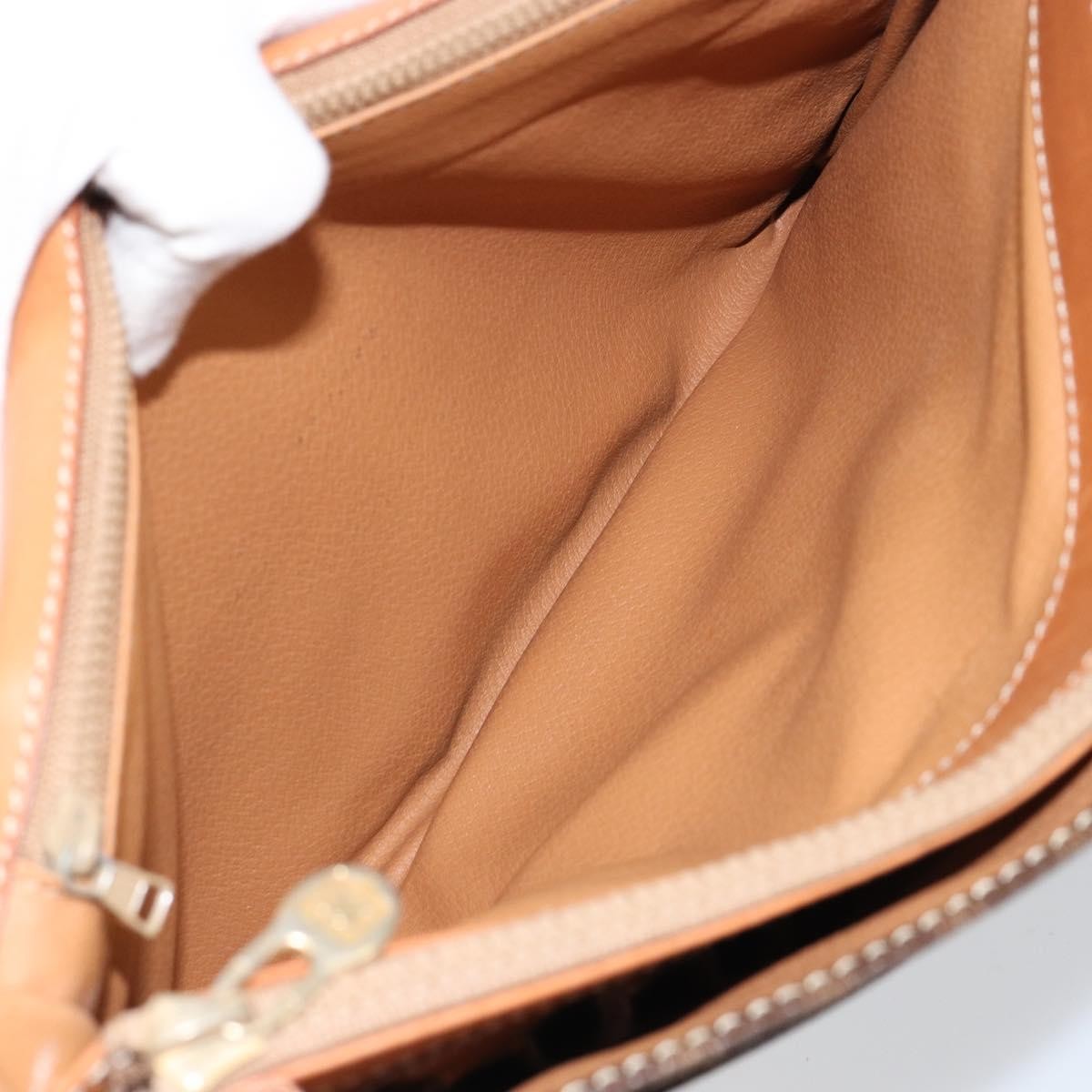 Celine Macadam Pochette Brown Canvas Good condition - Box View