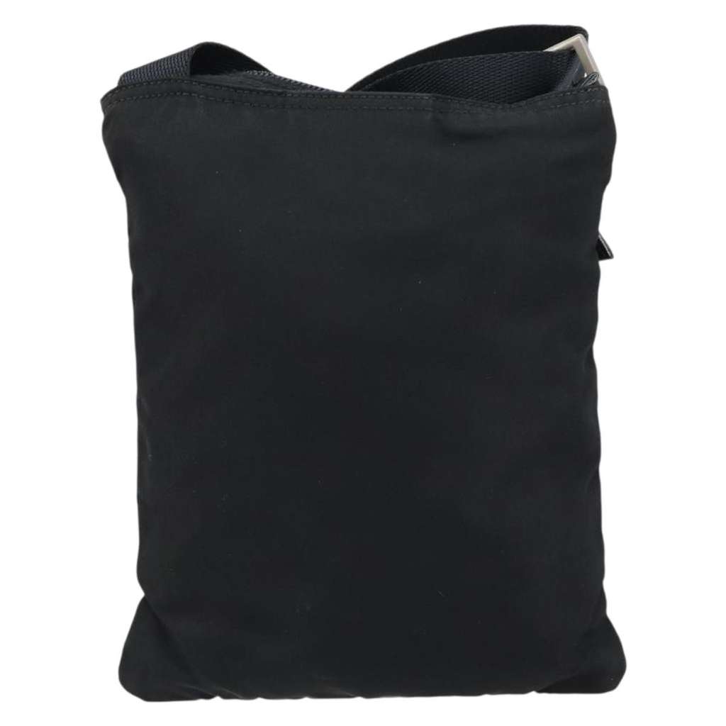 Prada Front Zip Convertible Flat Messenger Black Good condition - Back View