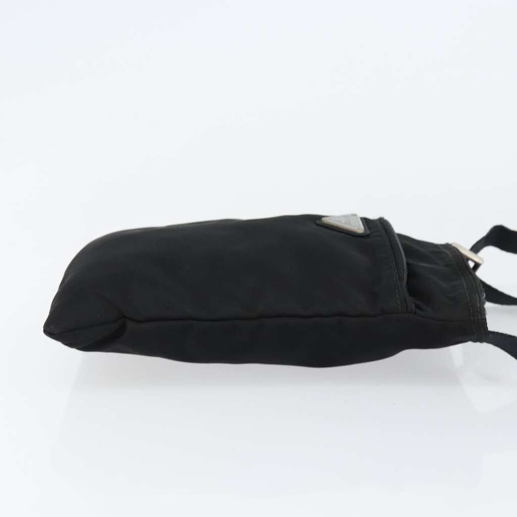 Prada Front Zip Convertible Flat Messenger Black Good condition - Inside View