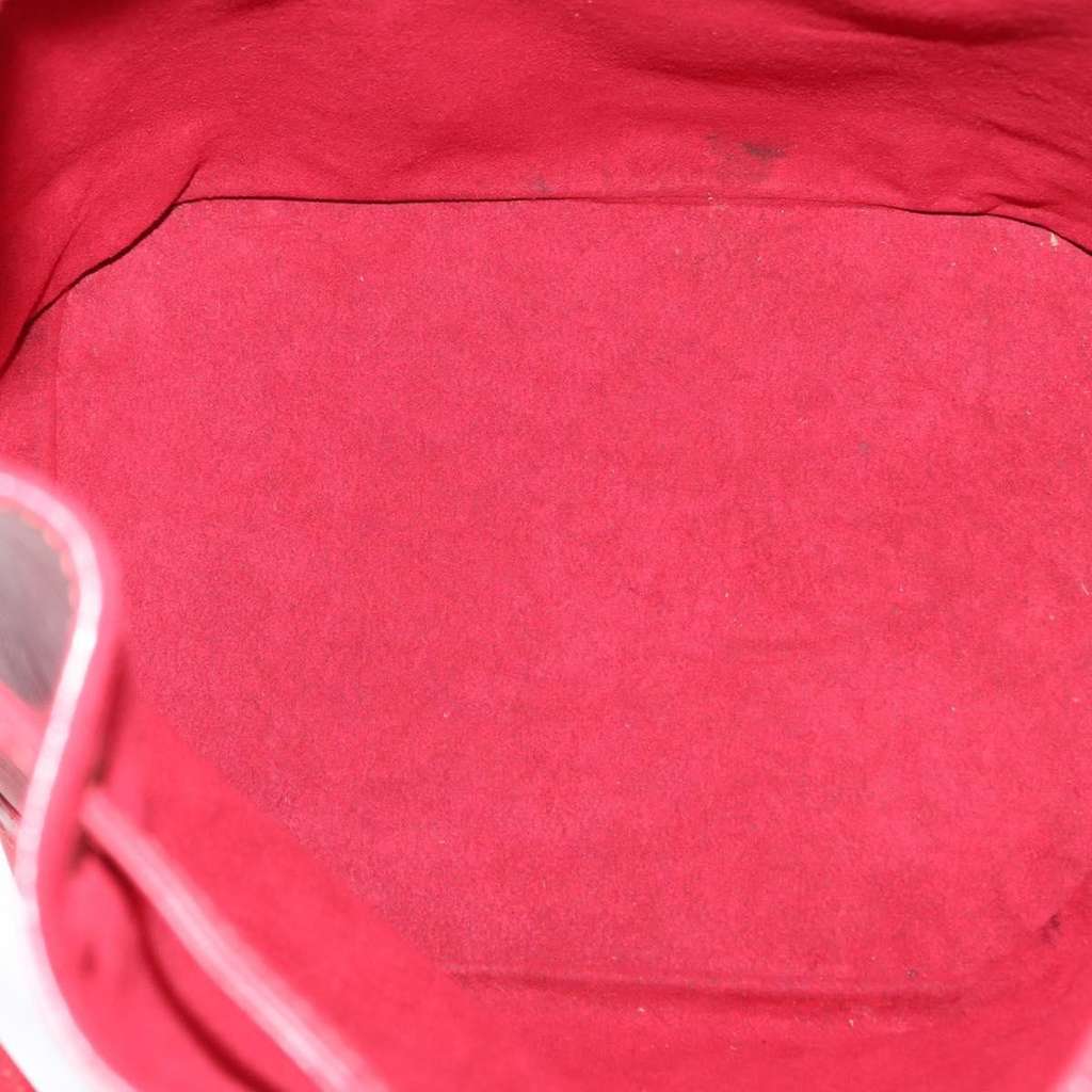 Louis Vuitton Noe Handbag Red Leather Fair condition - Box View