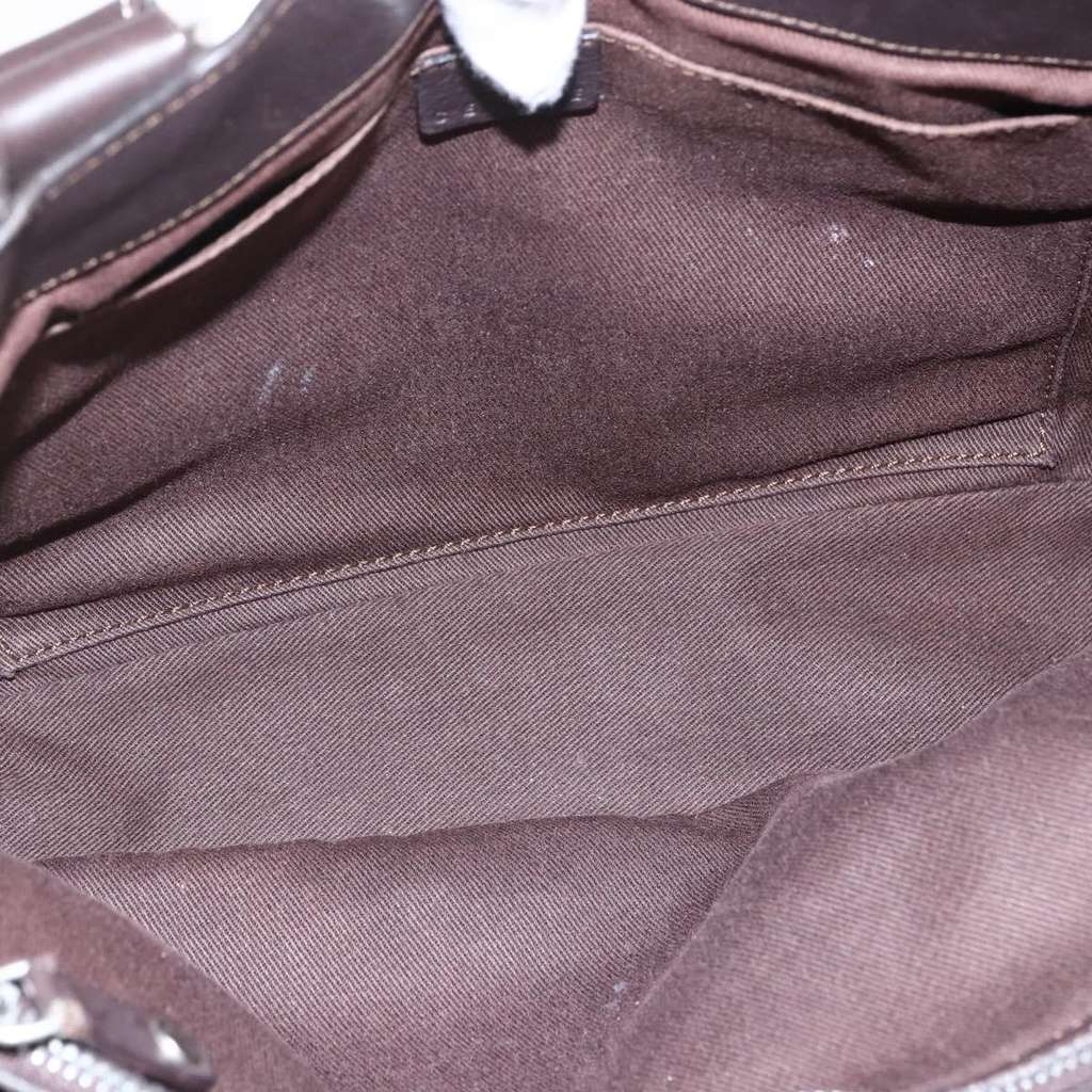 Celine Boogie Satchel Brown Leather Fair condition - Box View