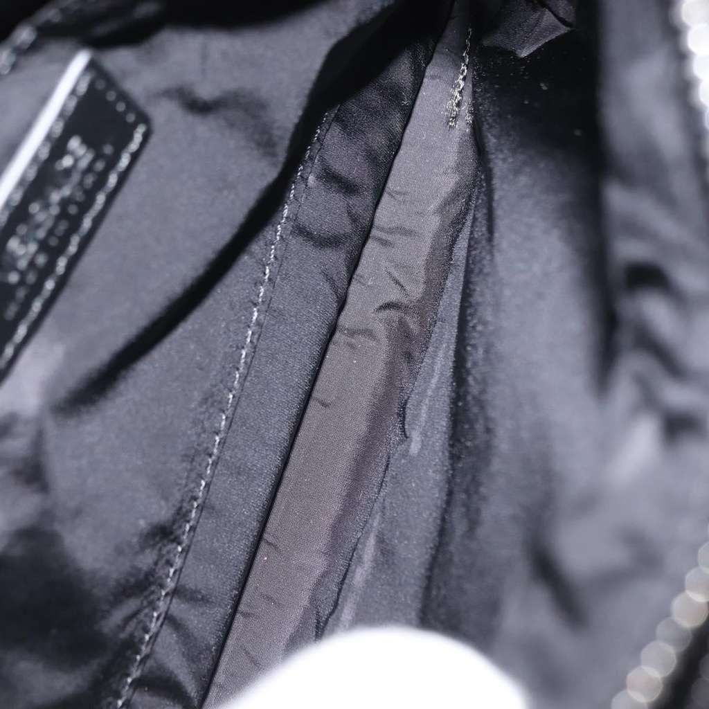 Versace Crossbody Pouch Black Leather Good condition - Box View