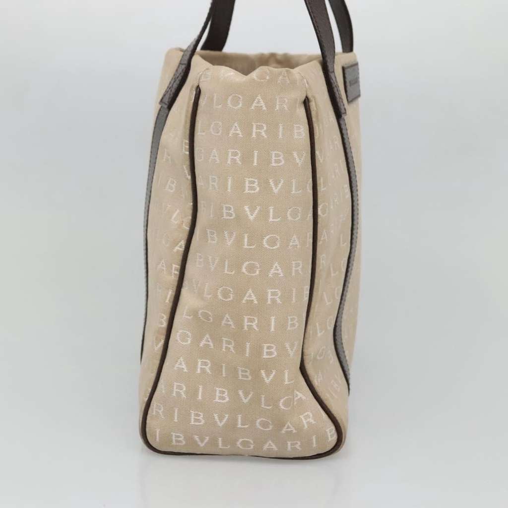 Bvlgari B.Zero1 Logomania Bag Beige Canvas Good condition - Inside View