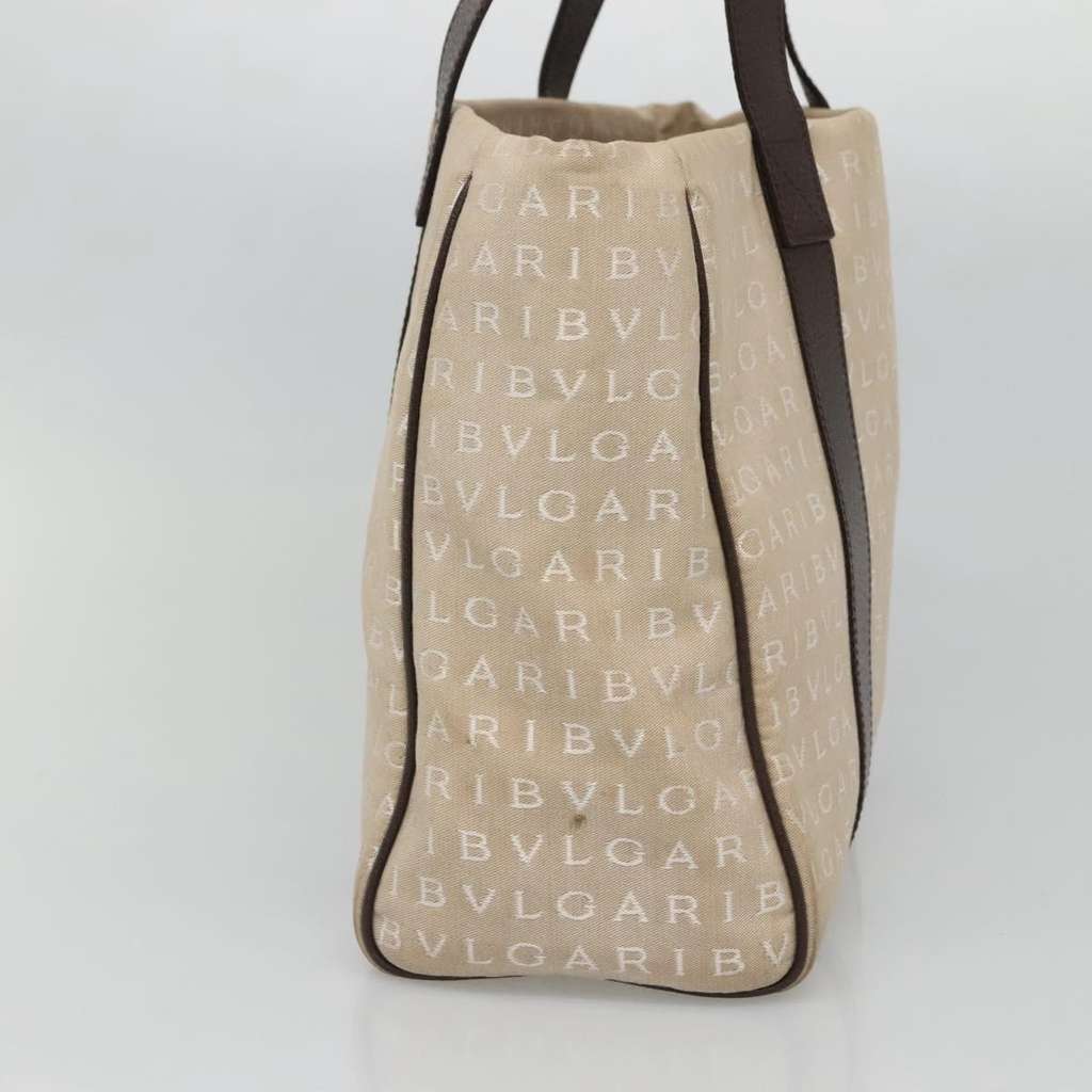 Bvlgari B.Zero1 Logomania Bag Beige Canvas Good condition - Model View