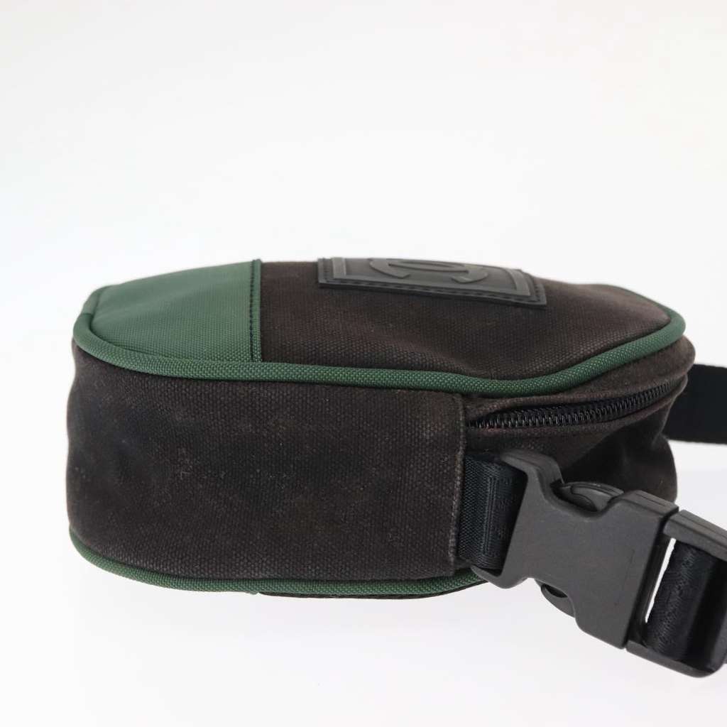 Chanel Sport Line Crossbody Bag Black Canvas Good condition - Inside View