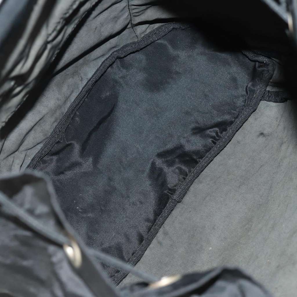 Prada Front Pocket Buckle Backpack Black Good condition - Box View