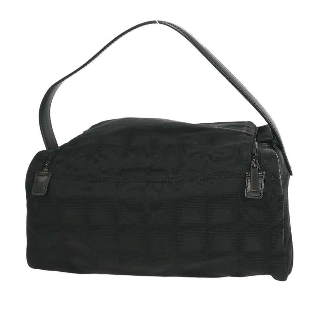 Chanel Travel Line Barrel Bag Black Good condition - Back View
