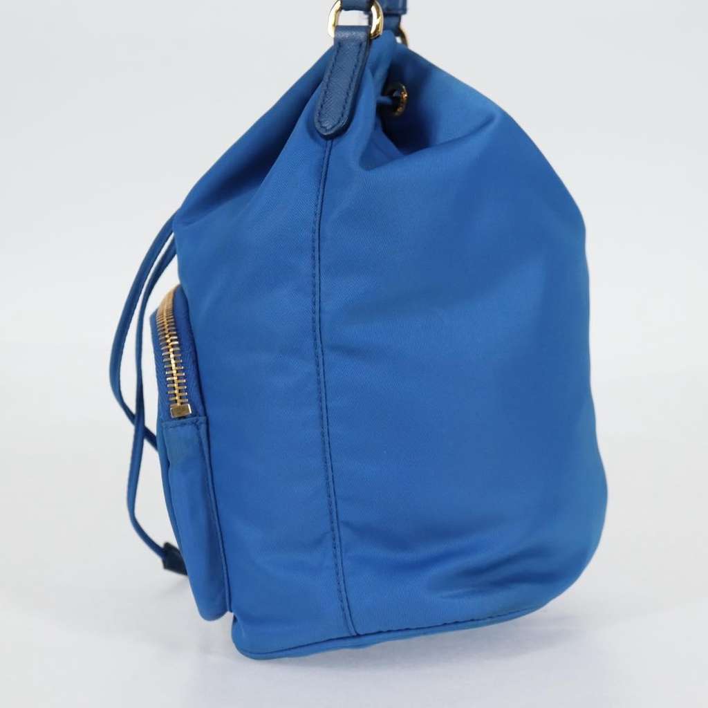 Prada Drawstring Bucket Bag Blue Good condition - Inside View