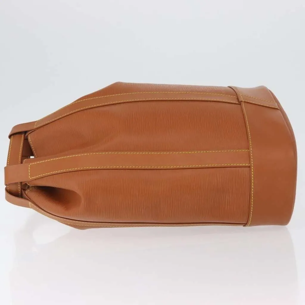 Louis Vuitton Randonnee Backpack Brown Leather Good - Model View