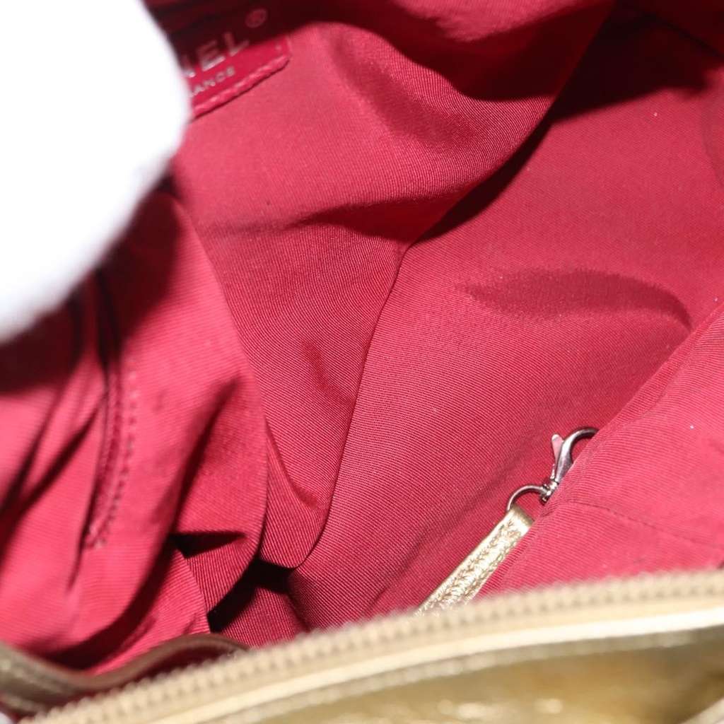 Chanel Gabrielle Hobo Gold Leather Good condition - Box View