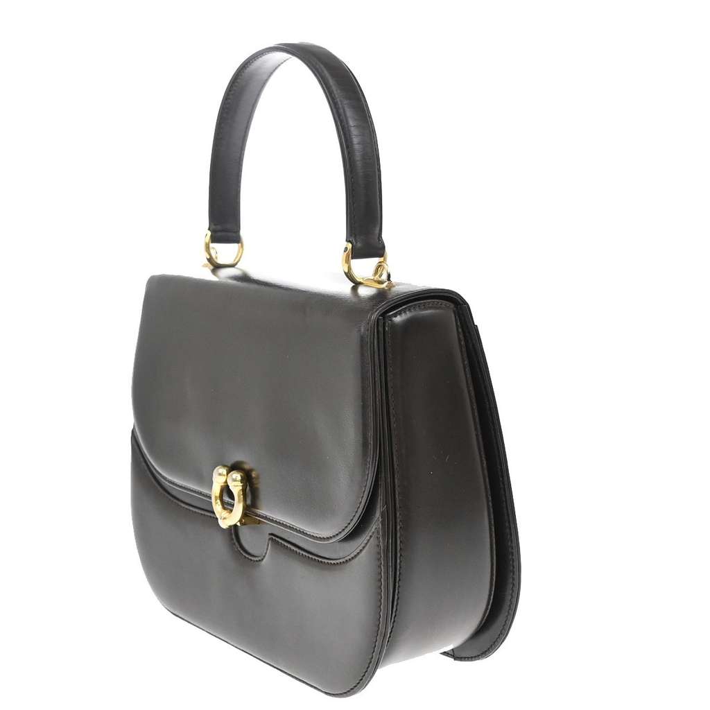 Gucci Vintage Handbag Brown Leather Good condition - Inside View