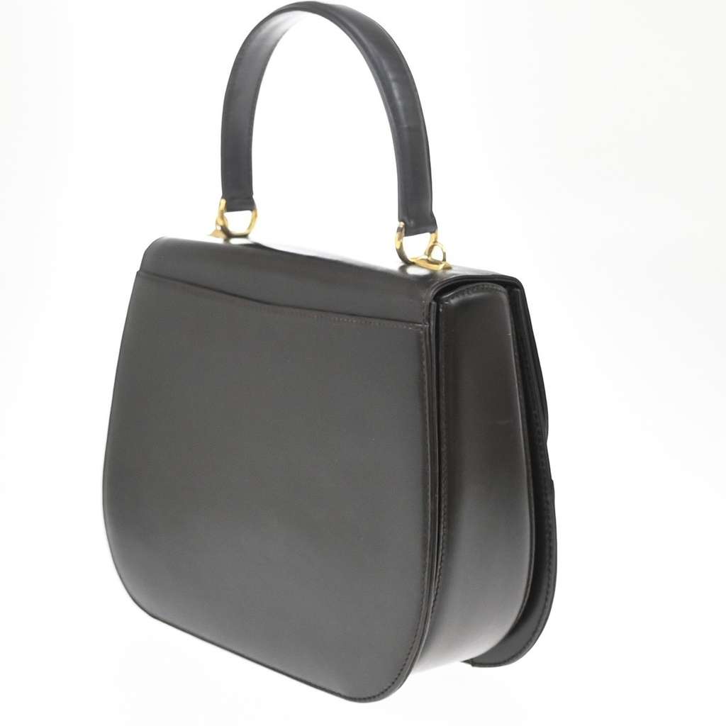 Gucci Vintage Handbag Brown Leather Good condition - Model View