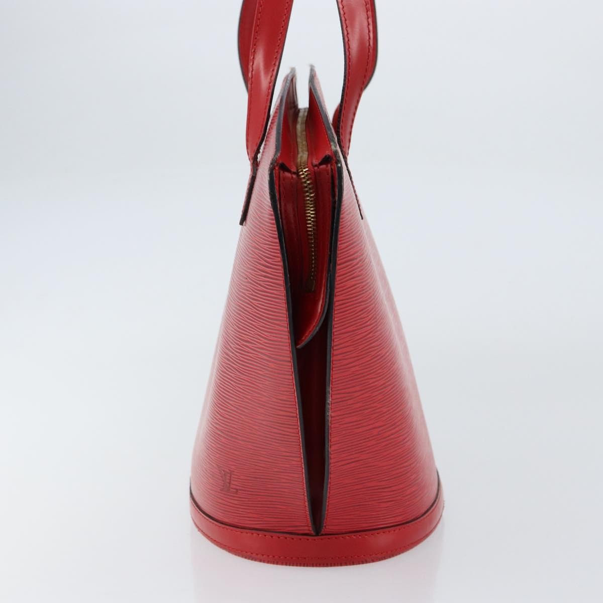 Louis Vuitton Saint Jacques Handbag Red Leather Good condition - Model View