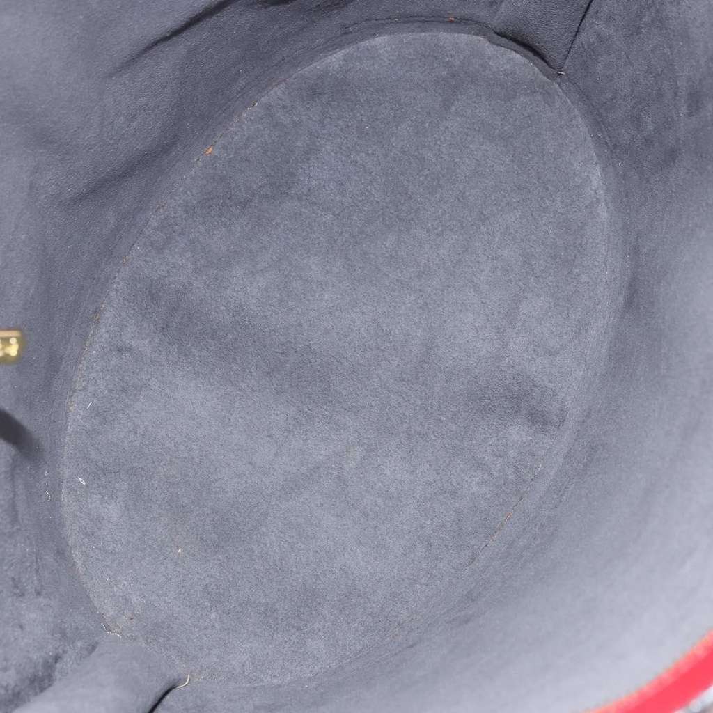 Louis Vuitton Saint Jacques Handbag Red Leather Good condition - Box View