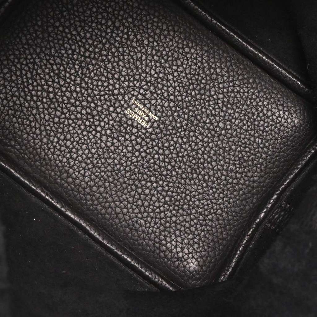 Hermès Picotin Lock Bag Black Leather Good condition - Inside View