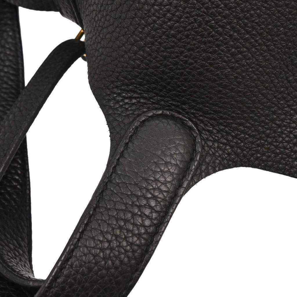 Hermès Picotin Lock Bag Black Leather Good condition - Box View