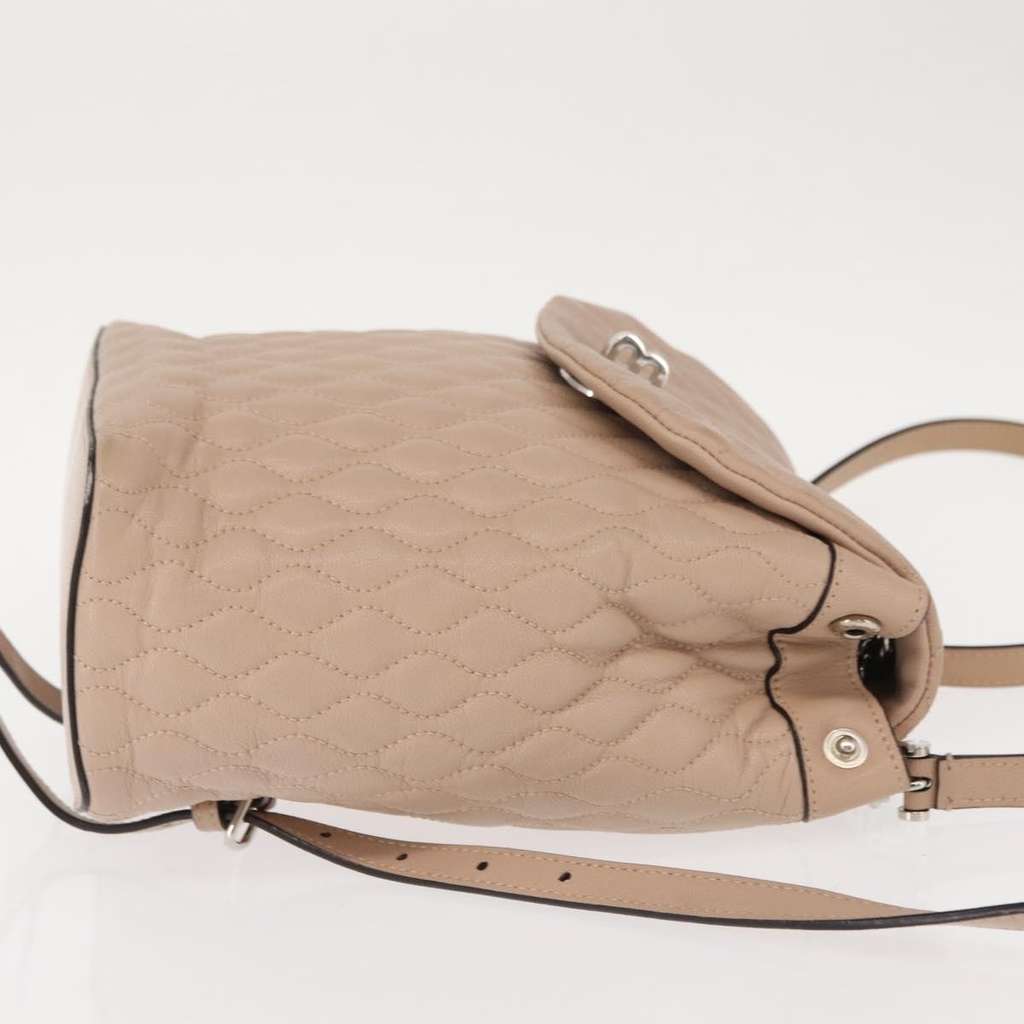 Bally Vintage Backpack Pink Leather Good condition - Inside View