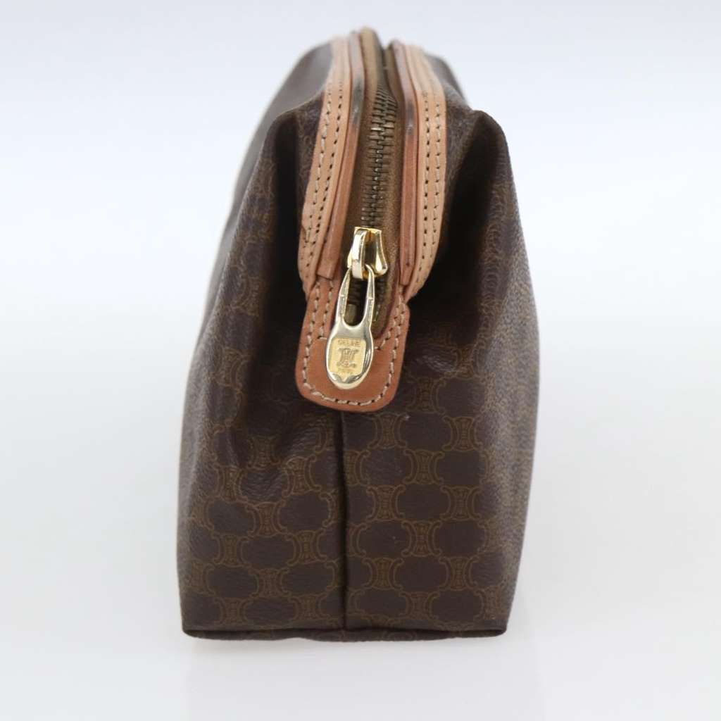 Celine C Macadam Pouch Brown Good condition - Inside View